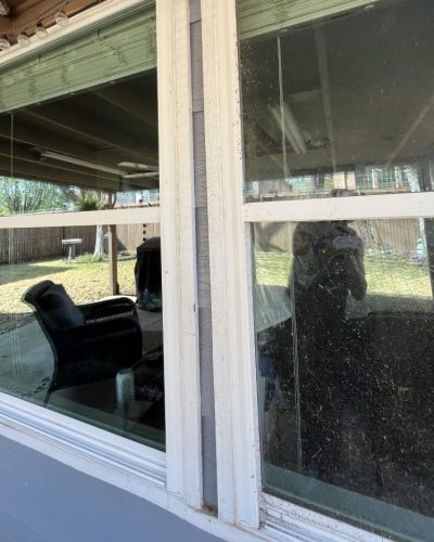 Before and After GK's Services Window Cleaning