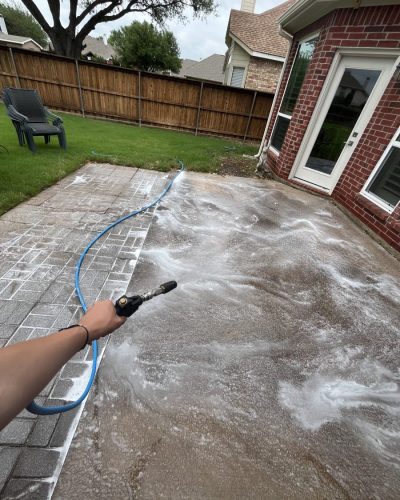 GK's Services - Concrete Patio Pressure Washing